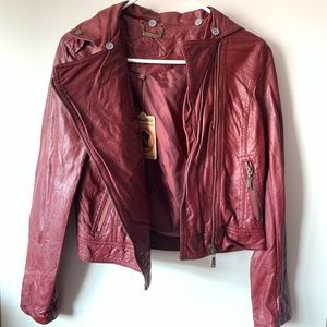 Vegan Leather Motorcycle Style Jacket (Kids)